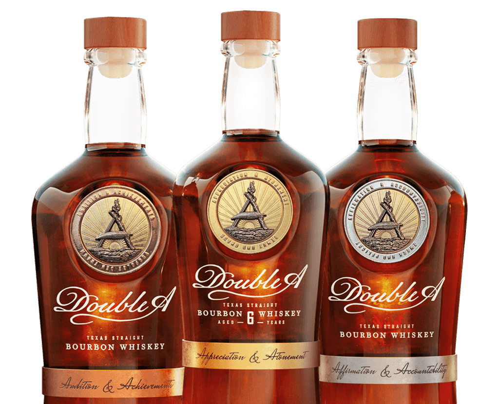 Double A Texas Straight Bourbon & Whiskey Banner